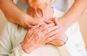 two people holding hands
