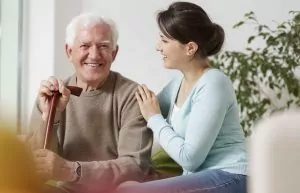 granddaughter and grandfather